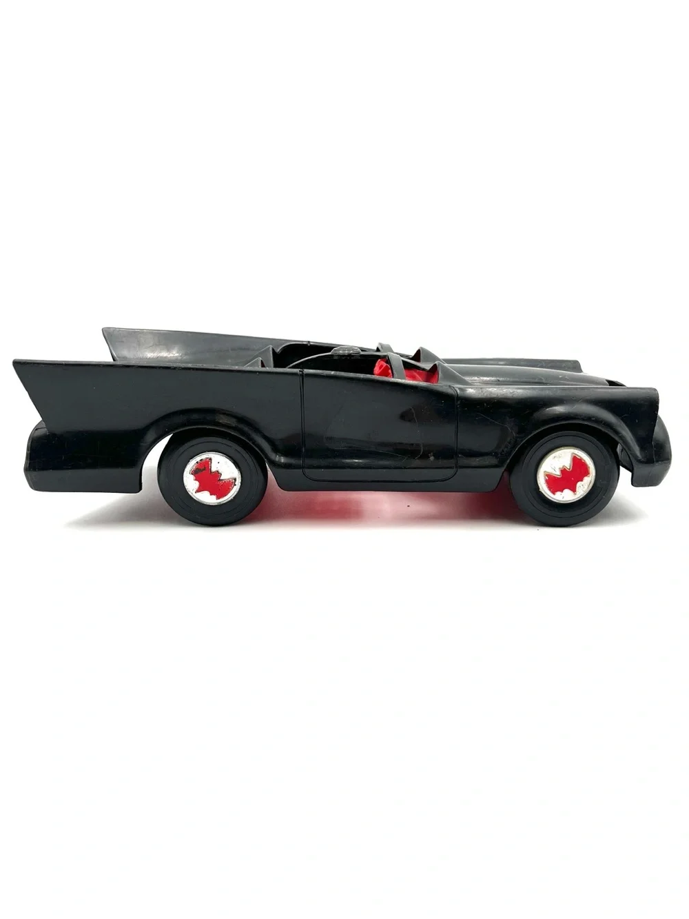 Vintage 1974 Mego Black and Red Batmobile